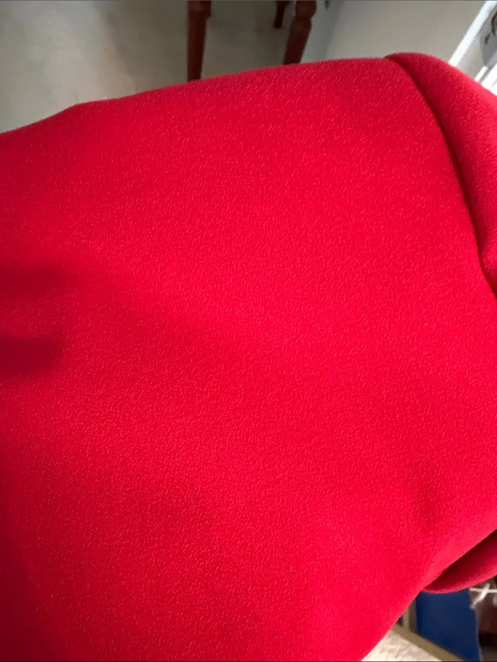 Zara Vibrant Red Double-Breasted Blazer with Gold Buttons - Picture 8 of 11